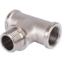 STOUT SFT-0065-121212 Тройник ВНВ никелированный